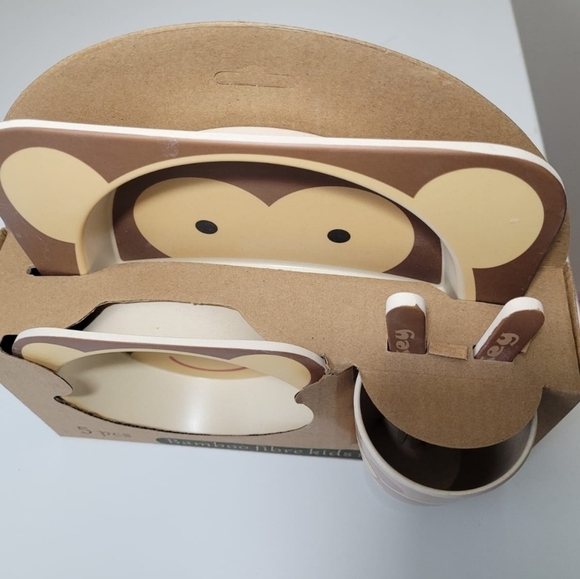 5pcs Bamboo Eco fibre kids sets new in box - Picture 3 of 11